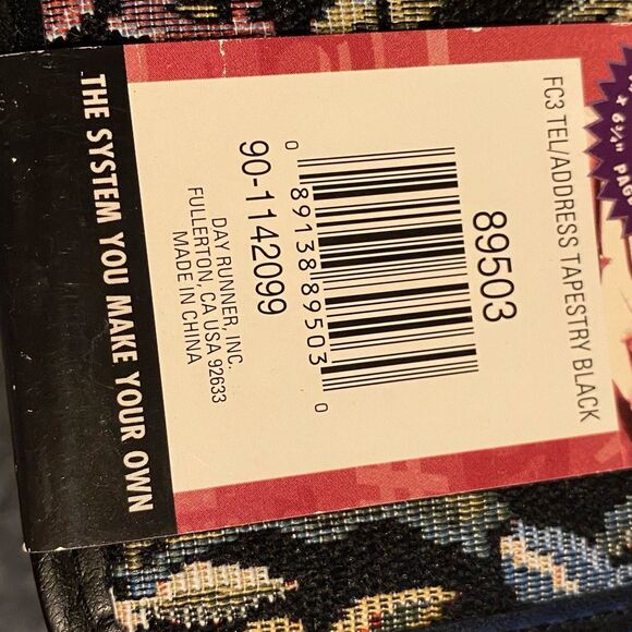 Vintage Day Runner FactCentre Family Phone Book NEW - Picture 8 of 10